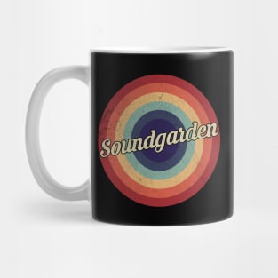 Soundgarden - Retro Circle Vintage Mug
